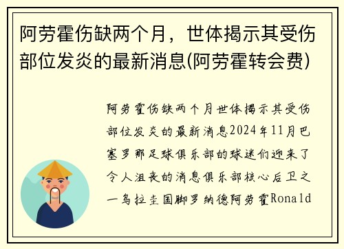 阿劳霍伤缺两个月，世体揭示其受伤部位发炎的最新消息(阿劳霍转会费)